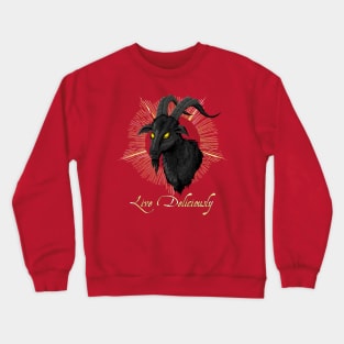 Black Phillip - Live Deliciously (The Witch) Crewneck Sweatshirt